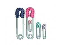 Stickdatei - Sicherheitsnadel Schwanger 5